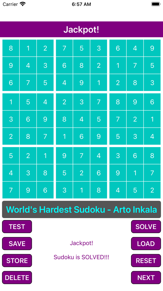 #3. SudokuBuster (iOS) 由: Jack McCormack