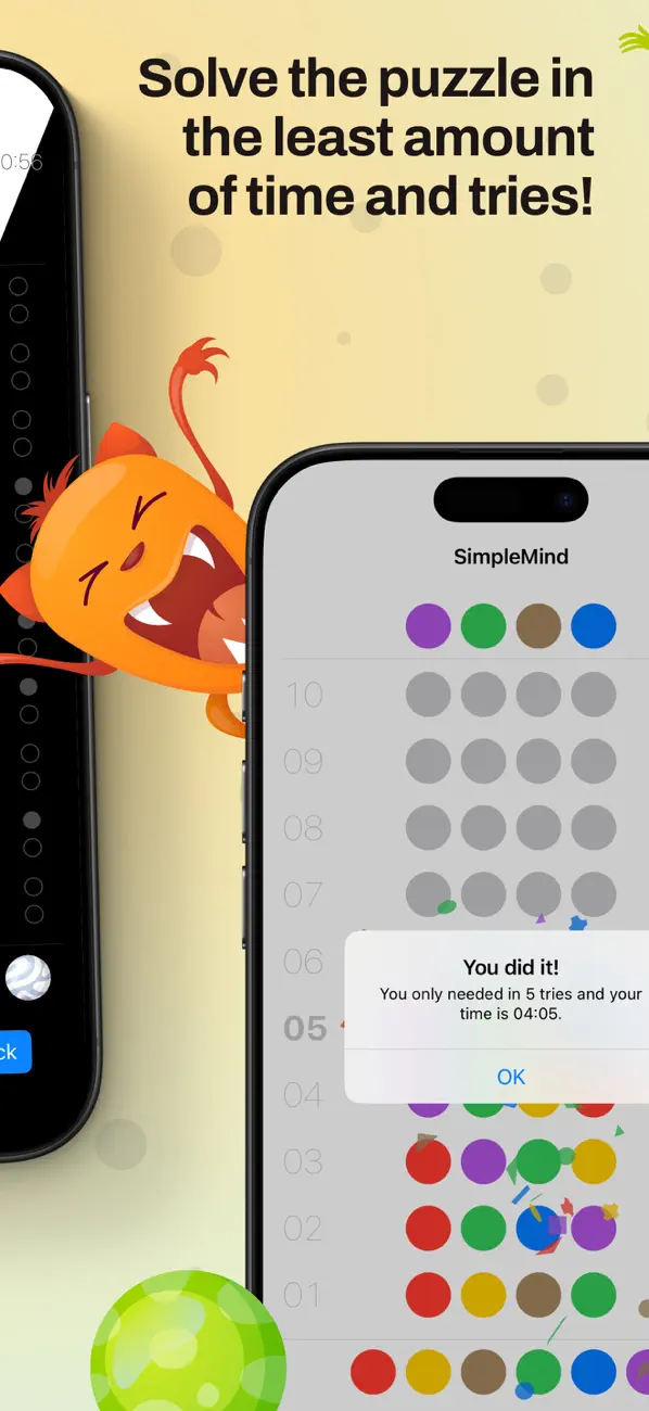 Screenshot #3 pour SimpleMind - Code breaker game