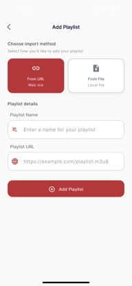 Smart M3U Player screenshot 3
