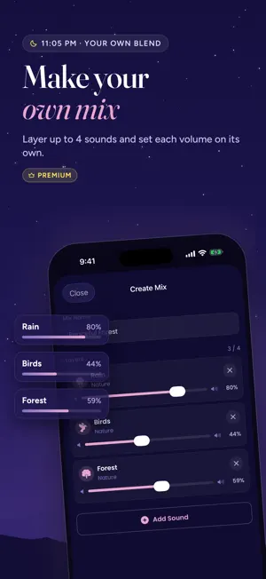 Uyku: Rain & Sleep Sounds screenshot 3