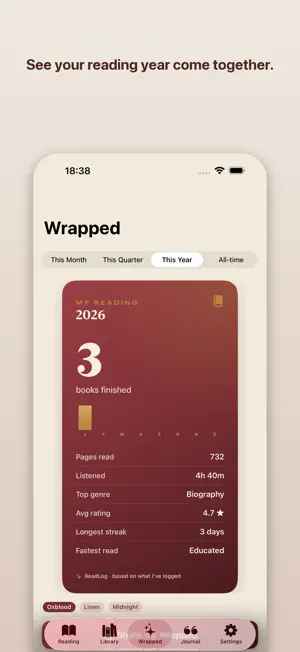 ReadLog: Reading Journal screenshot 3