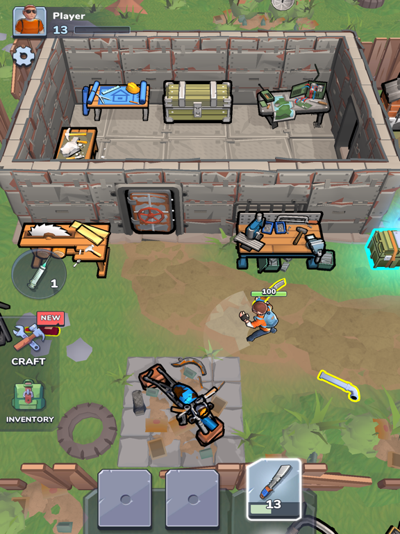 Zombie Slasher: Survival RPG iPad screenshot 3 - Games app