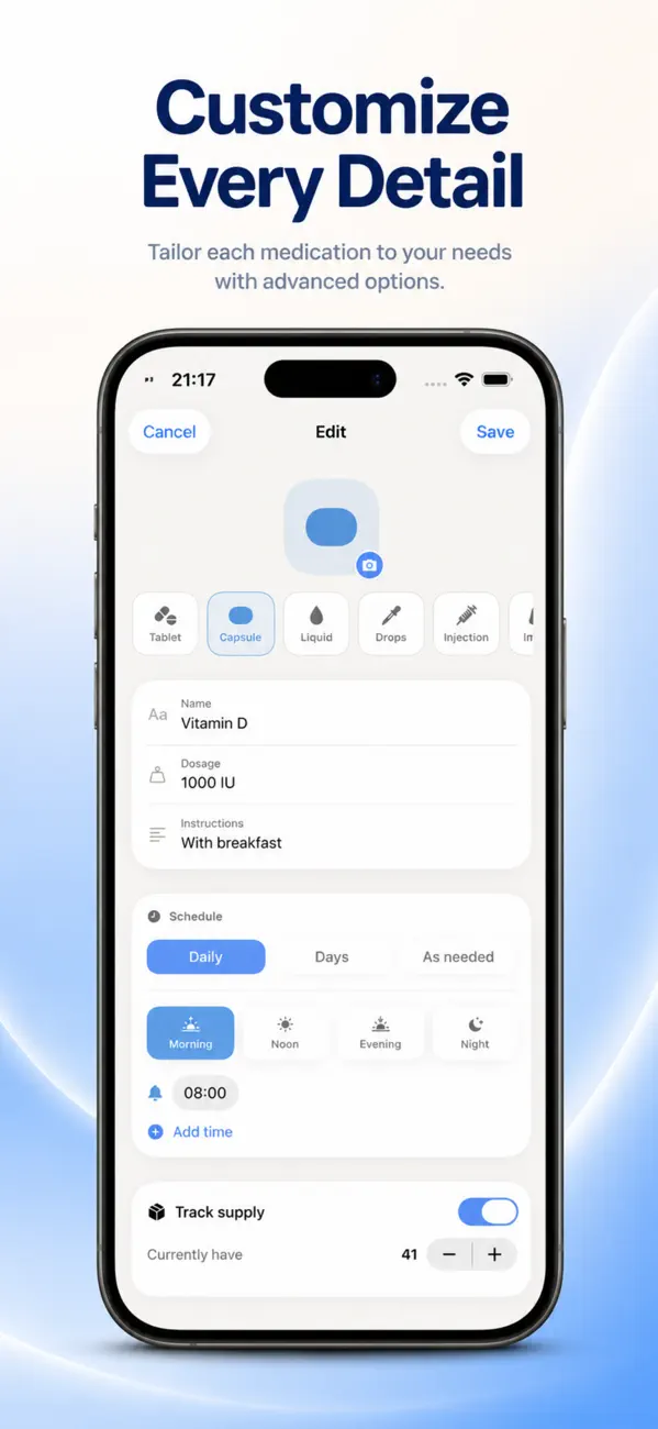 Medication Reminder+ screenshot