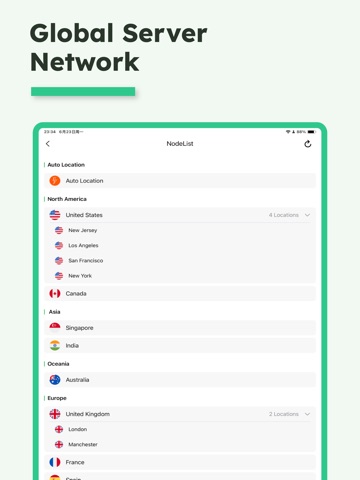 Vine VPN – Fast Open Tunnel iPad screenshot