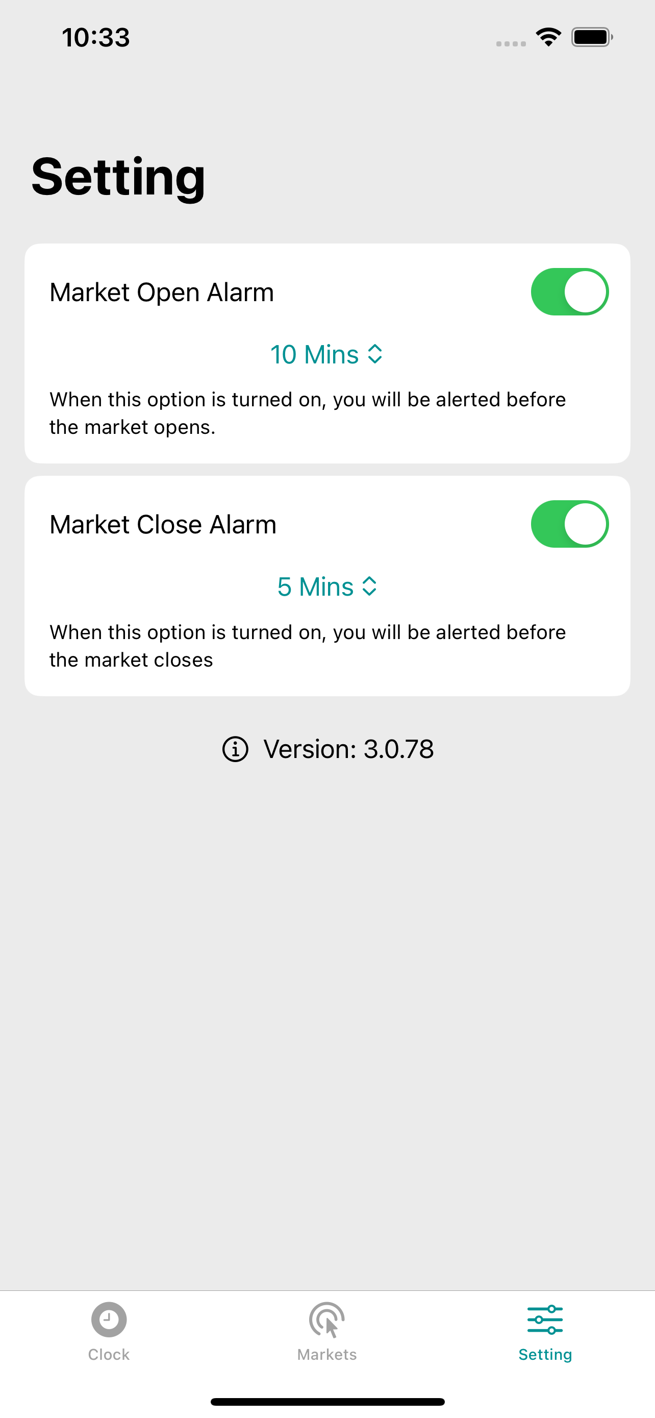 Financial Clock