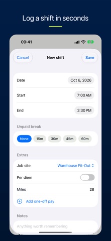 WageFuse: Electrician Pay screenshot 3