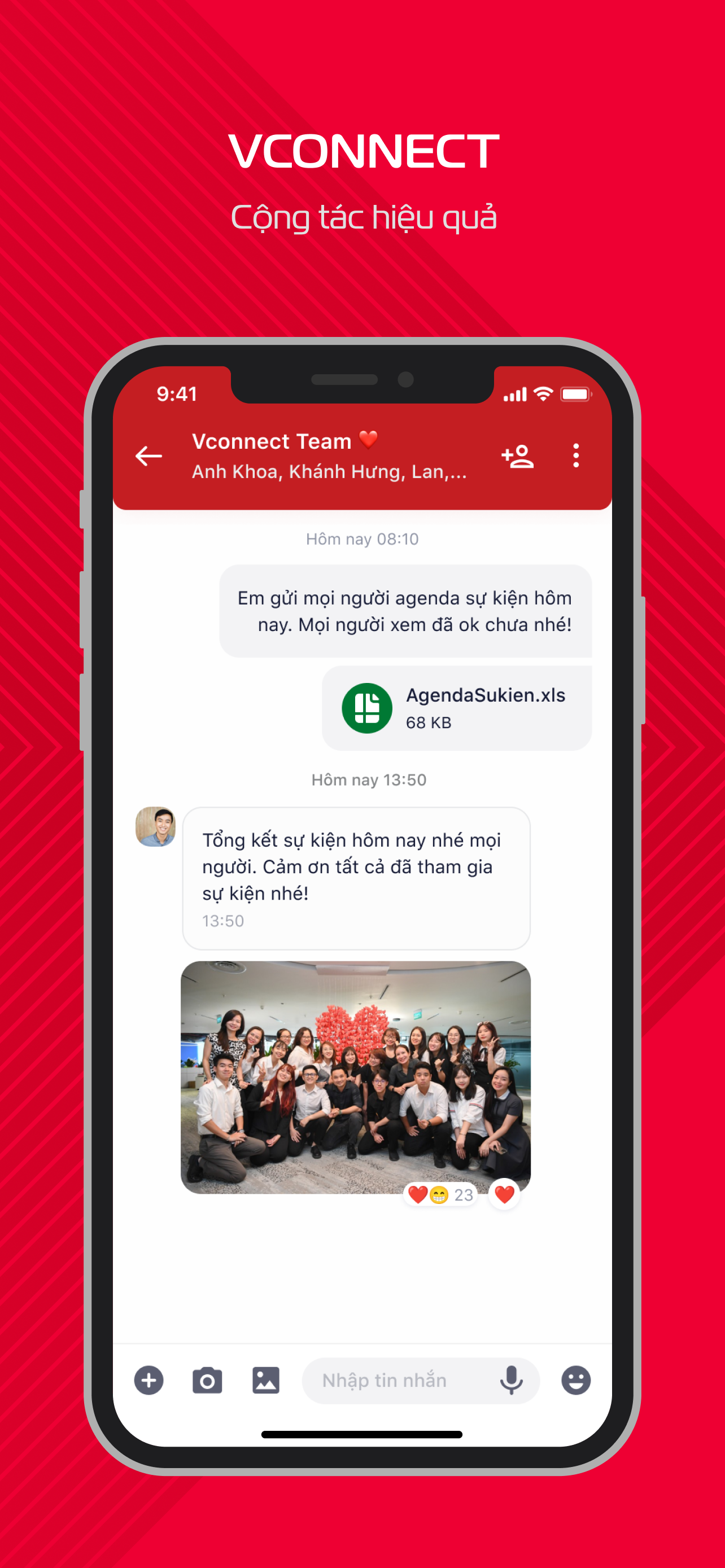 Vconnect: Cộng tác hiệu quả