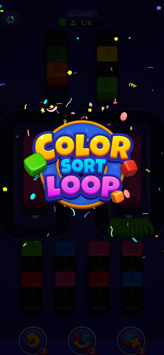 Color Sort Loop: Card & Cube Screenshot 7 of 9