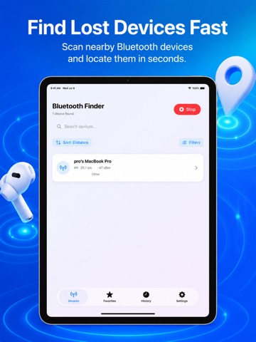 Find My Headset & Lost Earbuds iPad screenshot