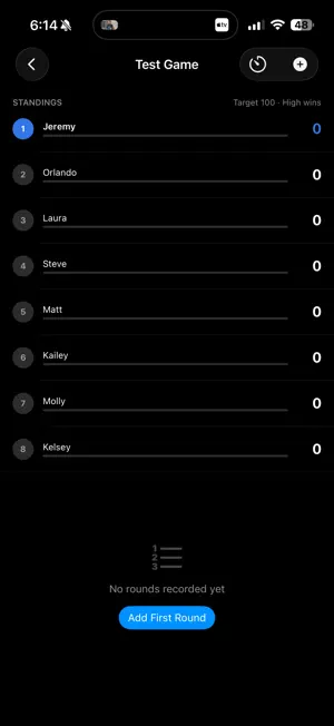 Board Game Score Keeper screenshot 1