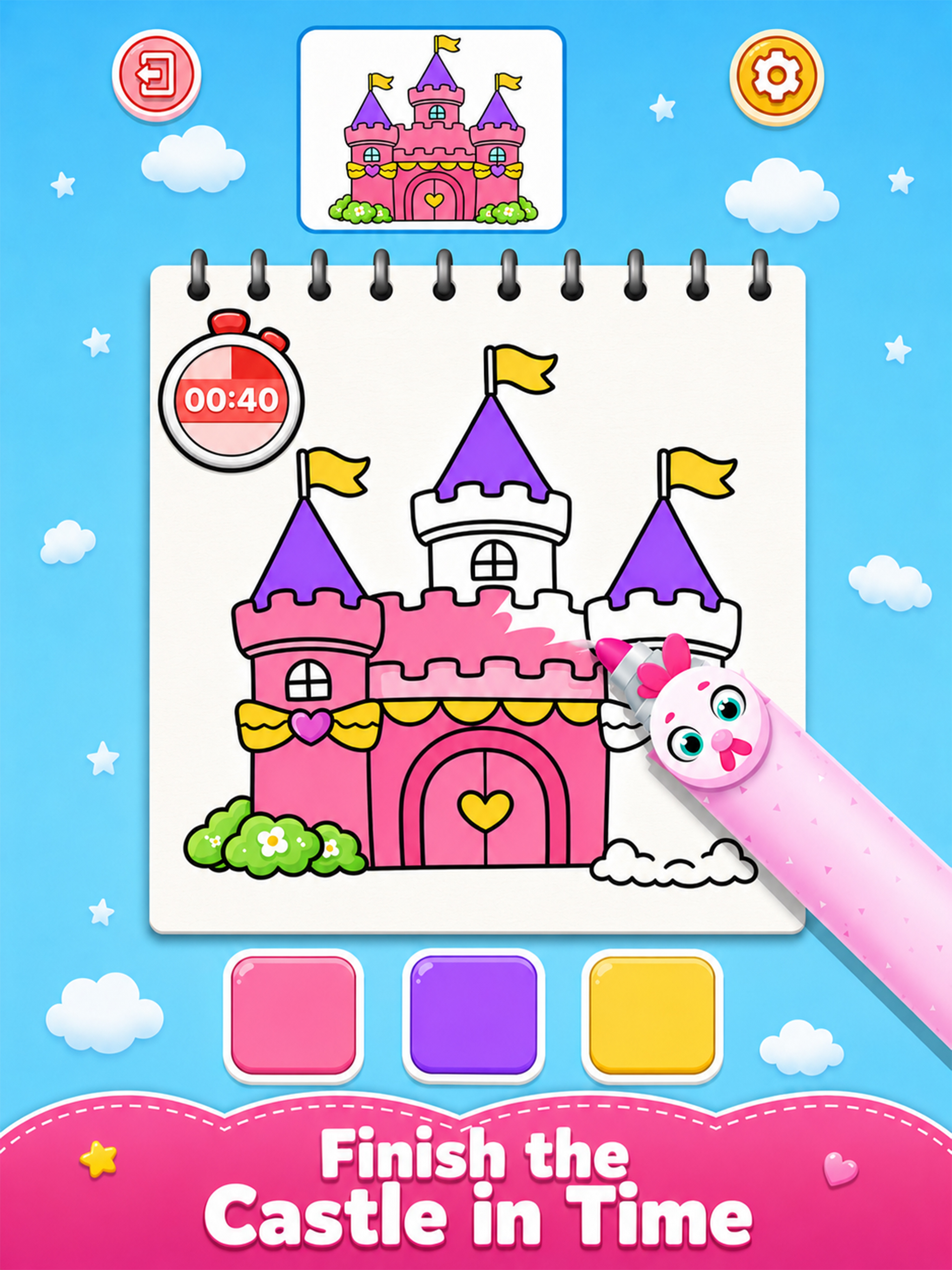 Draw & Color: Shape Match screenshot 14