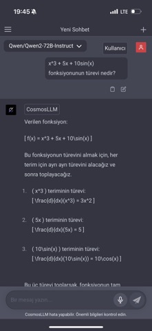 COSMOS YTU screenshot