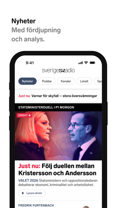 Screenshot #2 pour Sveriges Radio