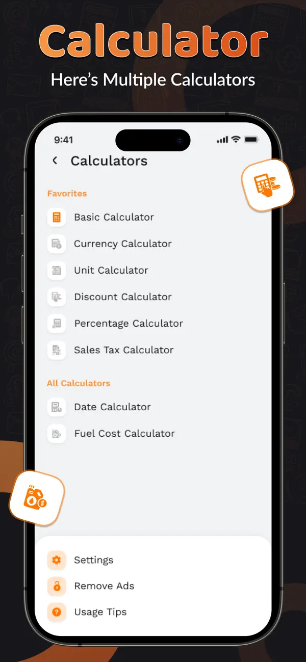 Screenshot #2 pour Calculator Plus: MultiCalc