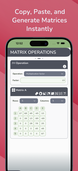 Matrix Operations Screenshot 8 of 10