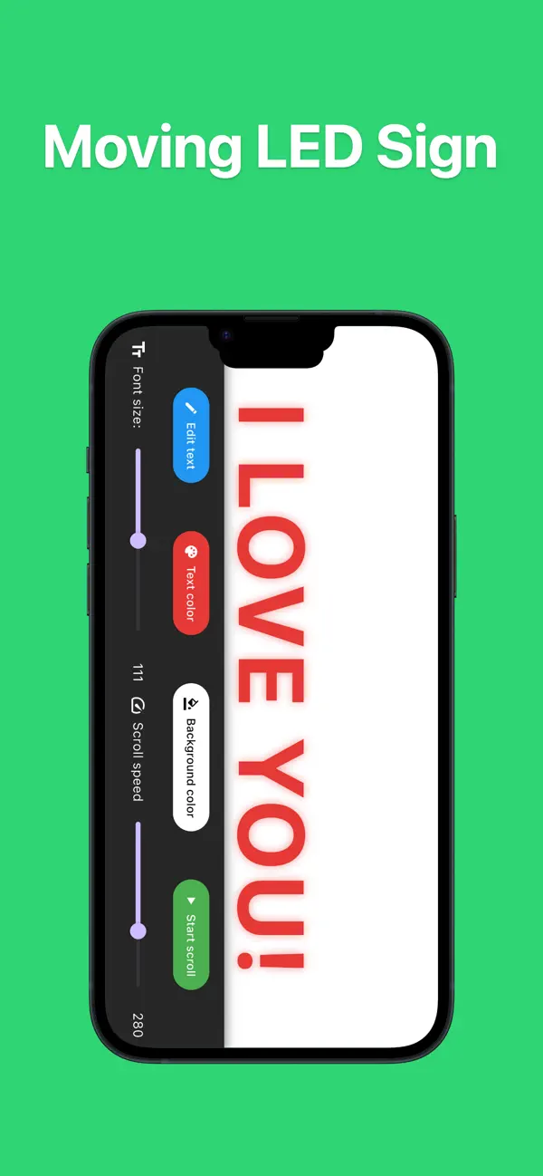 Screenshot #1 pour LED Display - Moving LED Sign
