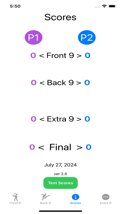 Basic Scorecard Screenshot