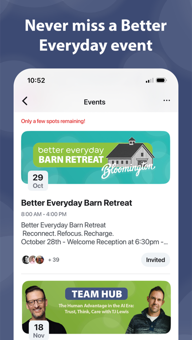 Better Everyday Community iPhone screenshot 3 - Social Networking app