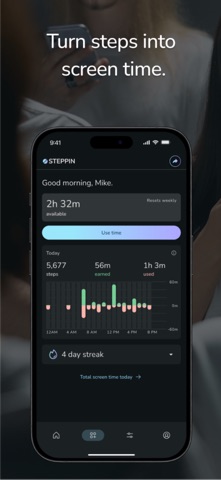 Steppin: Steps for Screen Time Screenshot 2 of 5