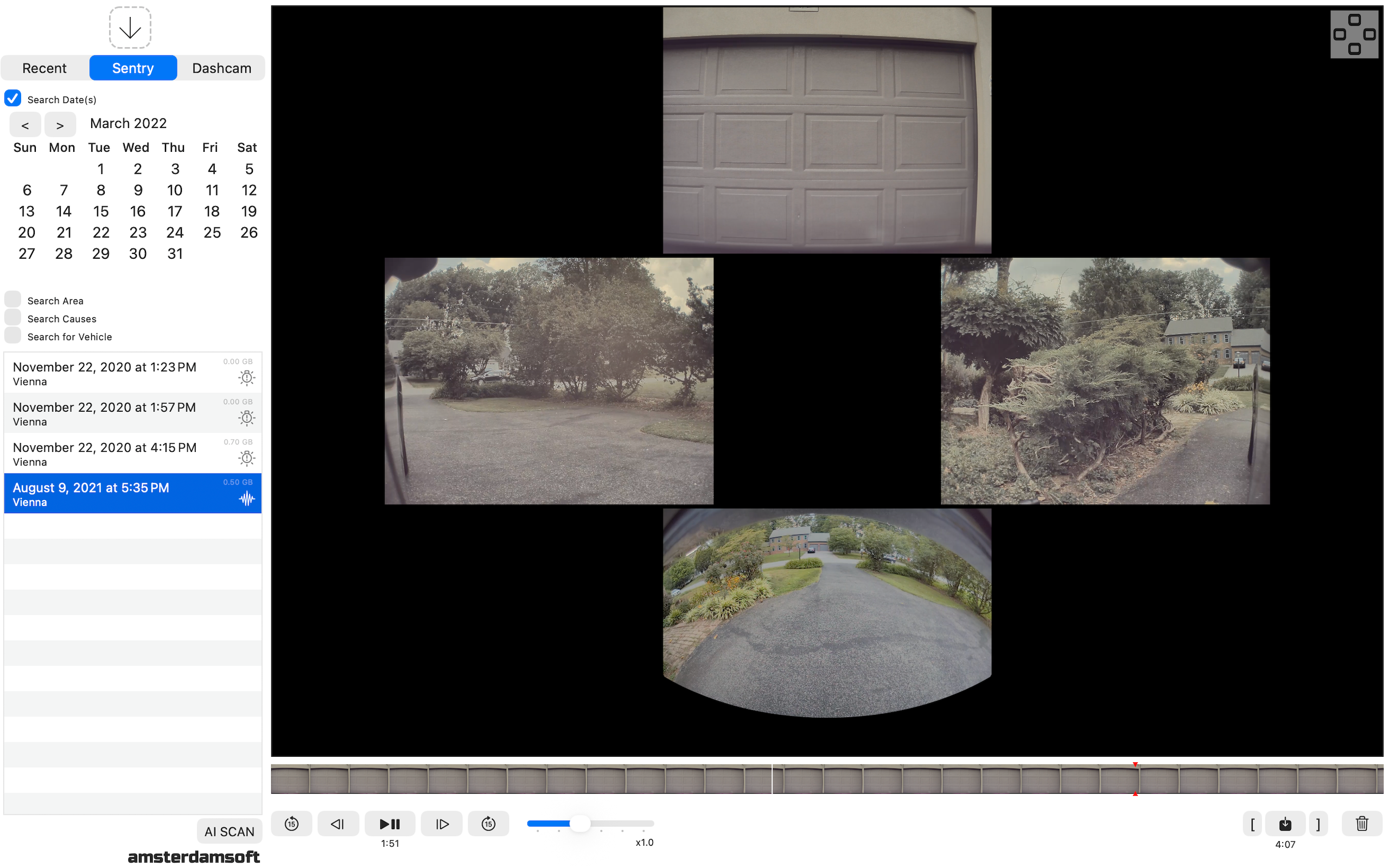AmSo Dashcam Viewer