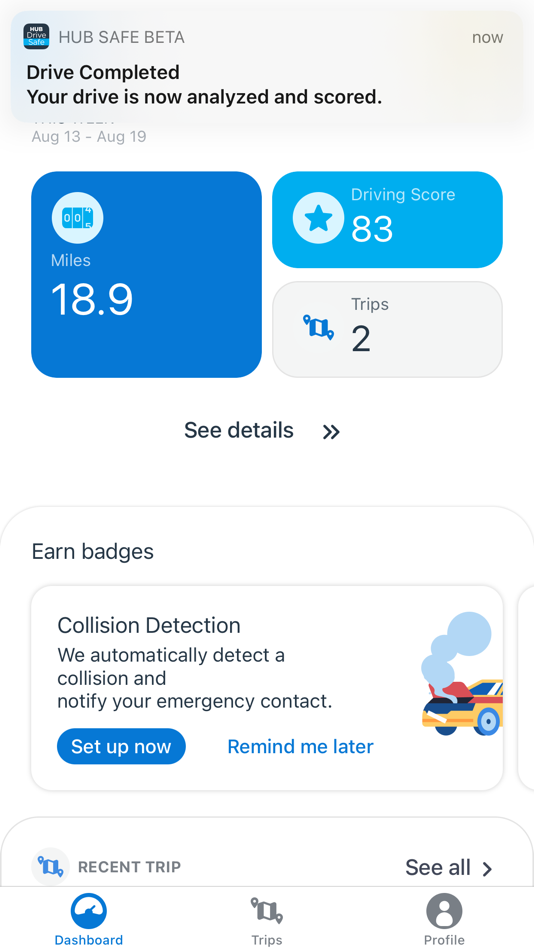 #1. HUB Drive Safe App (iOS) 由: HUB International