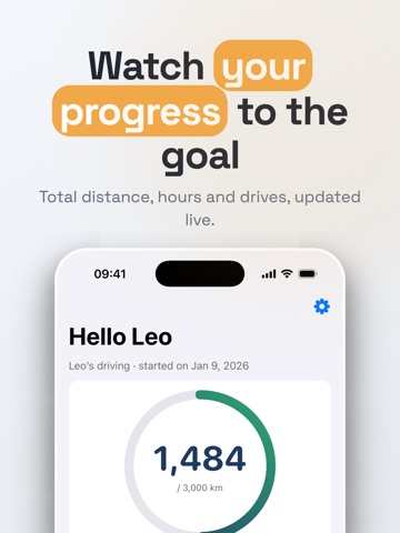 Learner Driver Log : Trajeo iPad screenshot