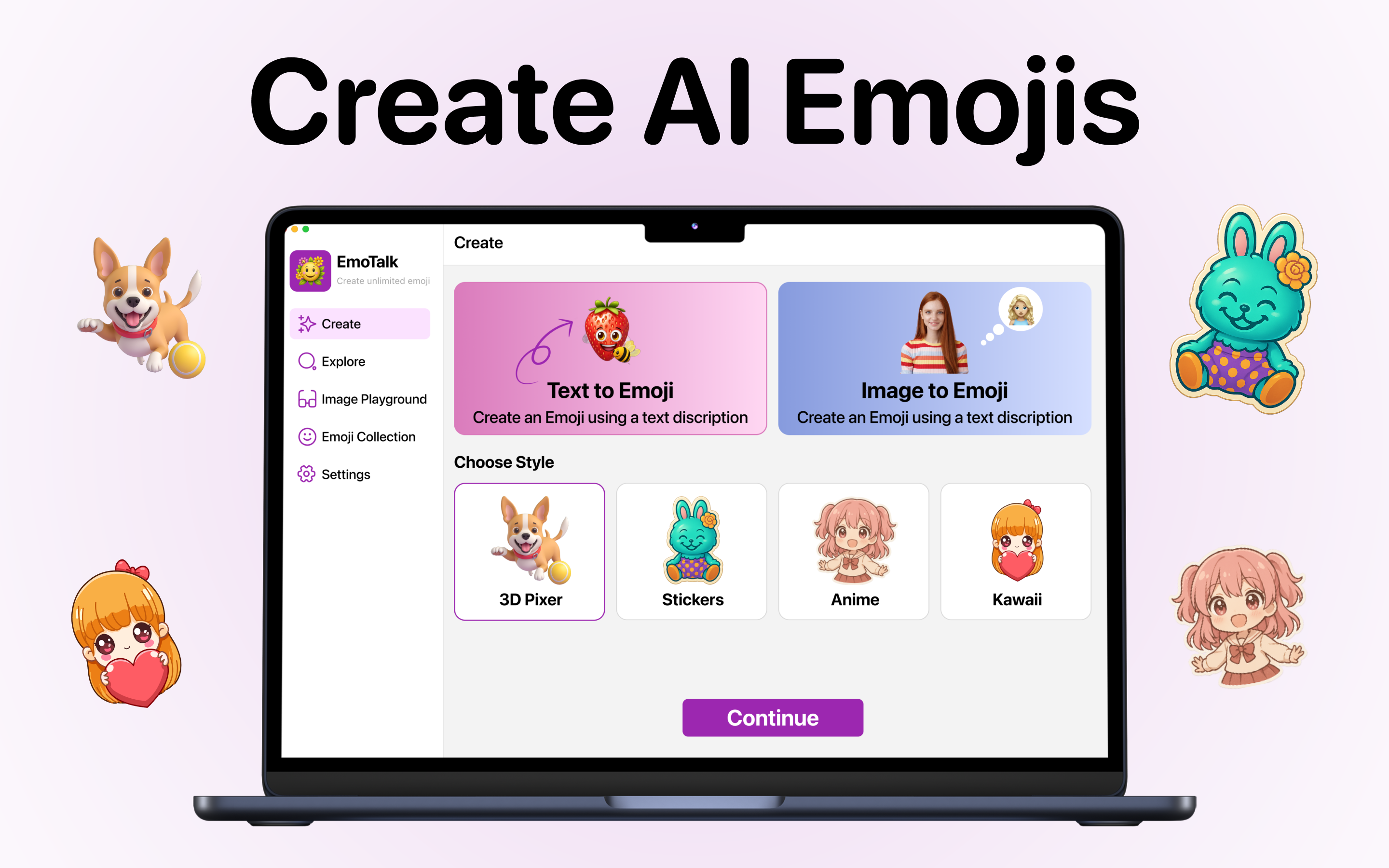 EmoTalk : AI Emoji Maker