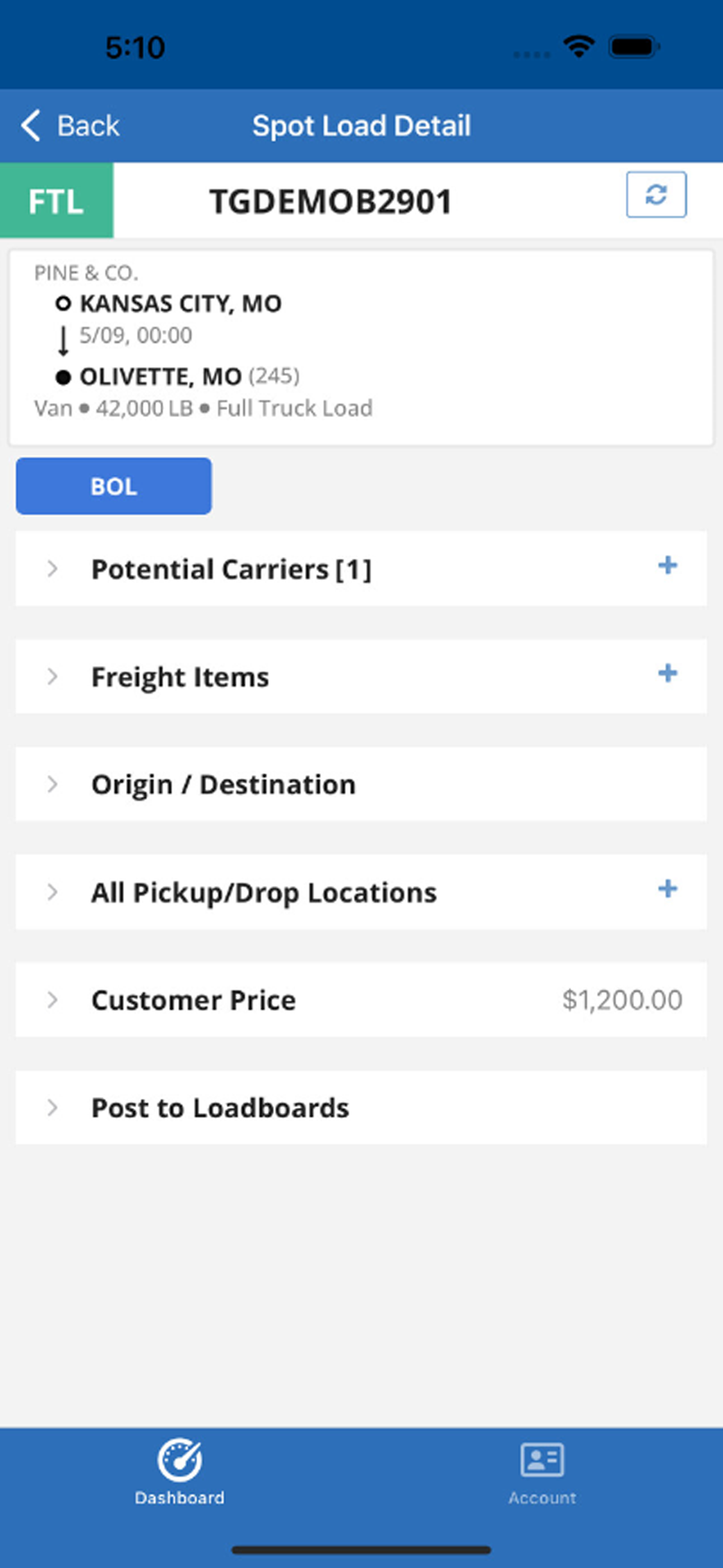 Port TMS screenshot 4