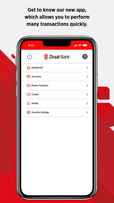 Ziraat Bank AG Mobile Screenshot