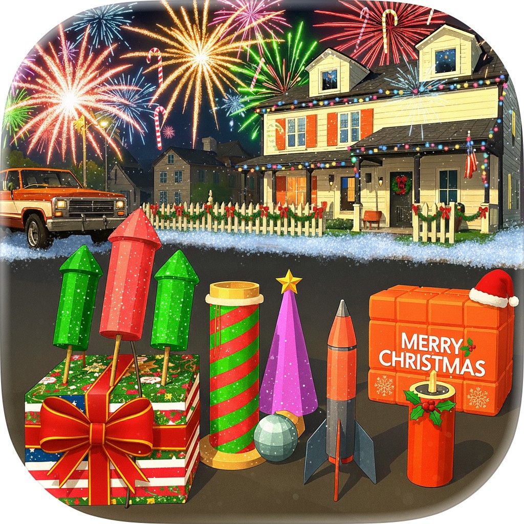 Apple App Store cover for Fireworks Play
