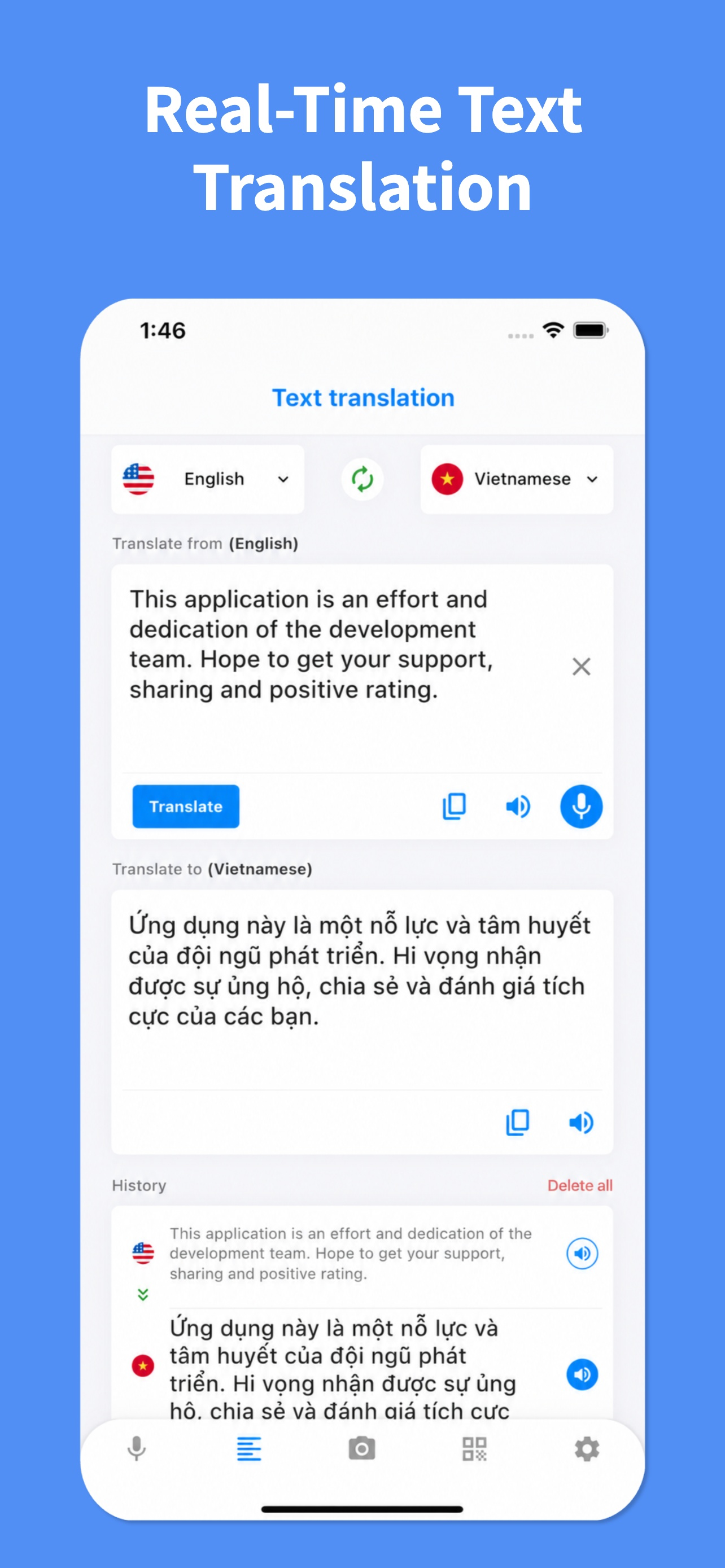 Vietnamese Translator: Voice + screenshot 5