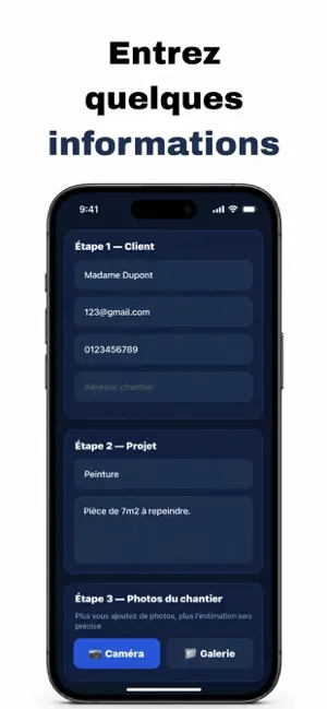 Devis Express - DevisClic screenshot 1