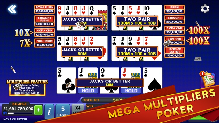 Video Poker Multi: Deuces Wild