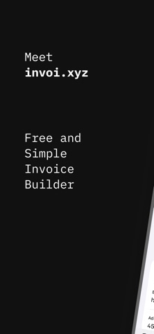 invoi.xyz — Invoice Builder Screenshot 1 of 3