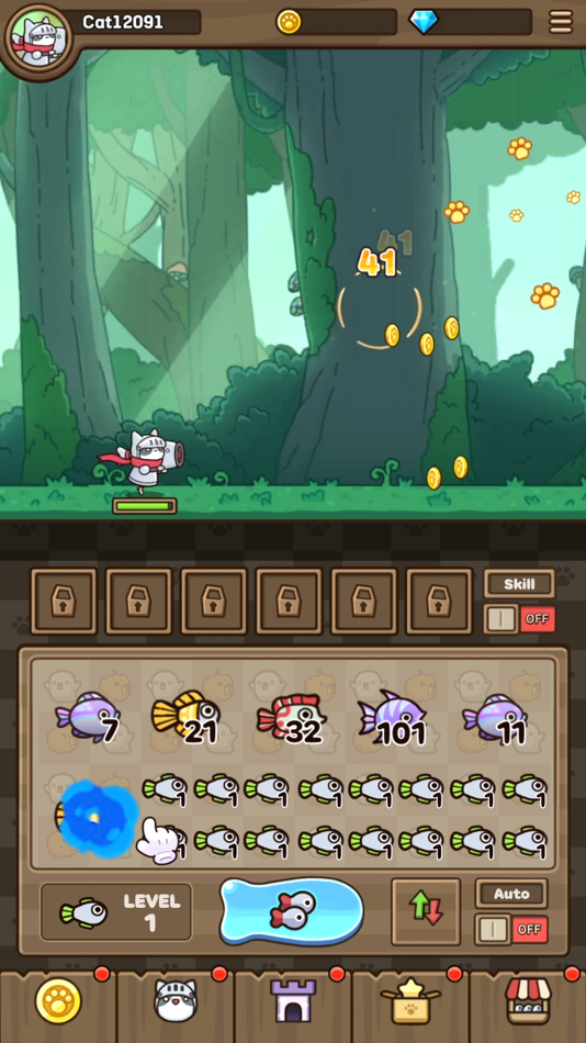 #2. Cat Hero : Idle RPG (iOS) 来自: Game Duo Co.,Ltd.