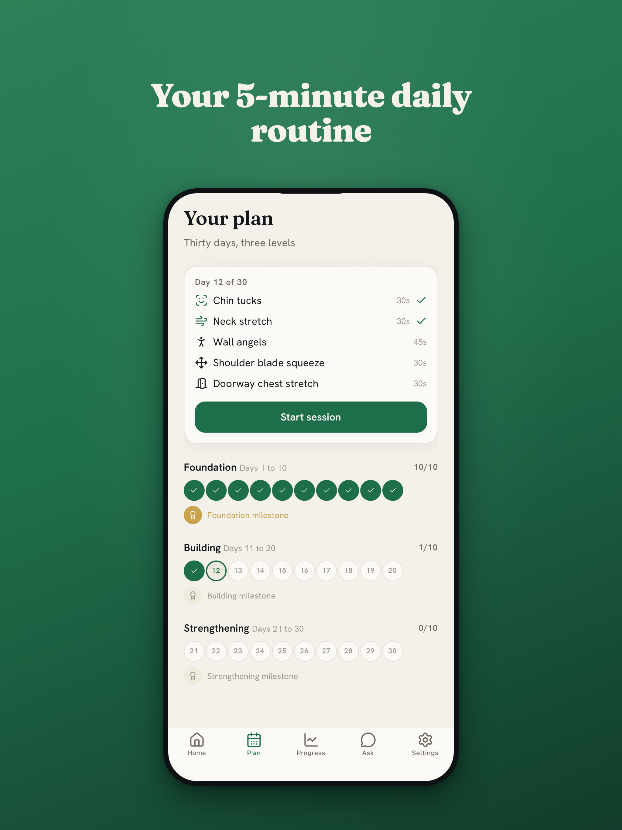 Statura: Posture Test & Plan screenshot 9