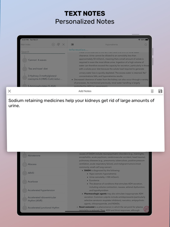 Washington Manual Medical Ther iPad screenshot 9 - Medical app