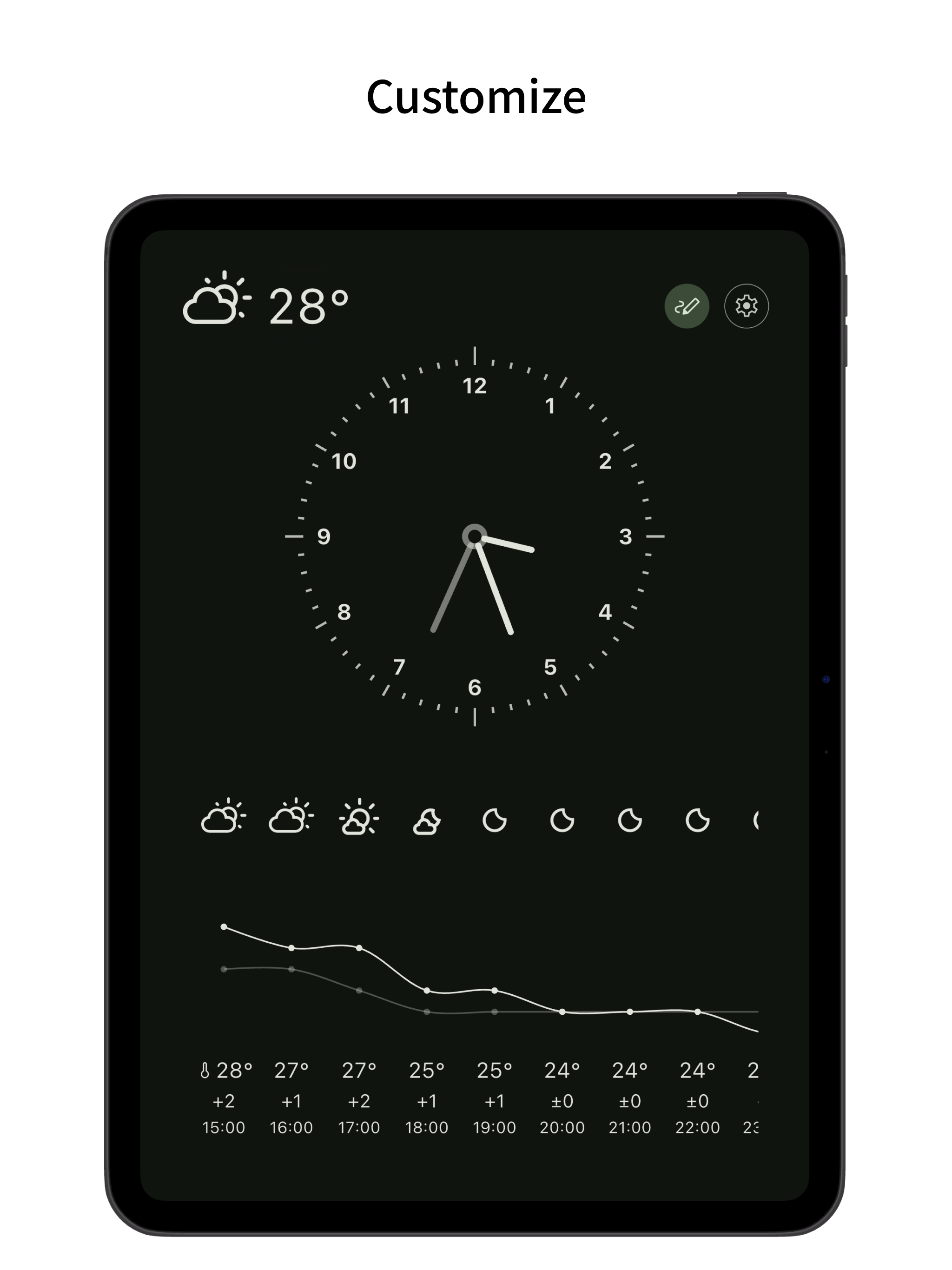 Room Screen: Clock & Weather screenshot 16