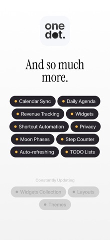 One Dot - Lock Screen Calendar Screenshot 7 of 7
