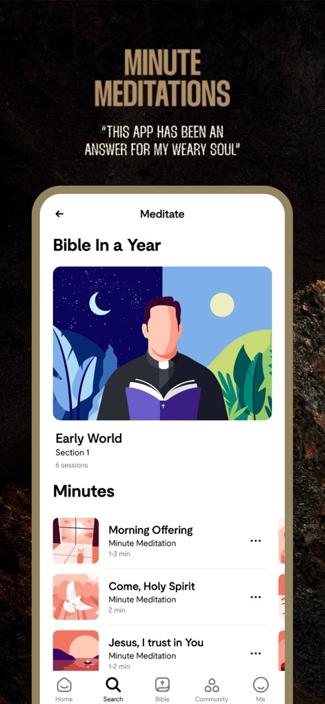 Hallow: Prayer & Meditation - Quick Spiritual Boosts