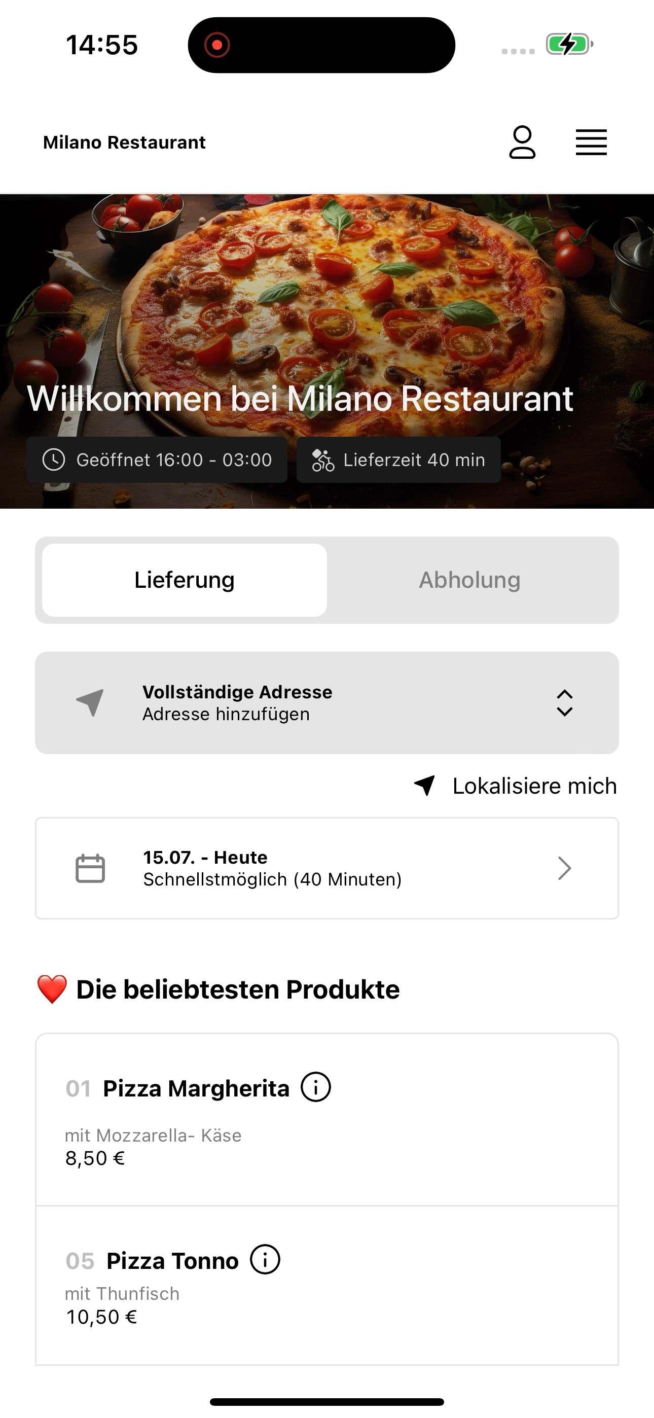Milano Restaurant screenshot 6