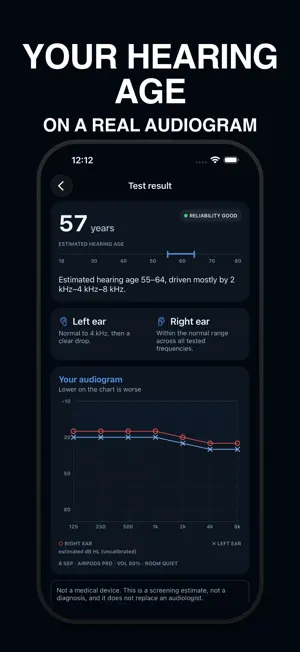 Tonelog Hearing Test screenshot 1