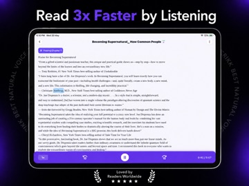 Text To Speech: Crikk iPad screenshot