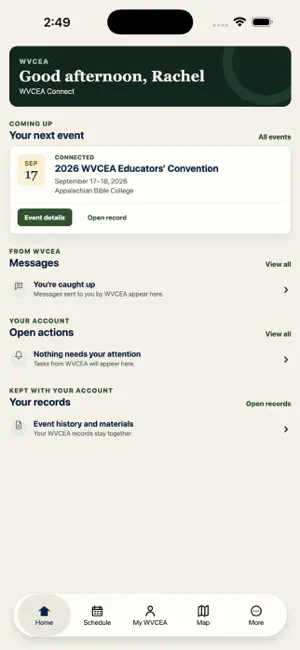 WVCEA Connect screenshot 1