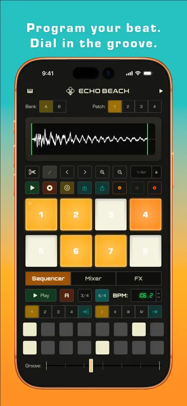 Echo Beach: Sampler Beat Maker screenshot 5 of 10