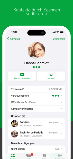 ?Threema. Der sichere Messenger Screenshot