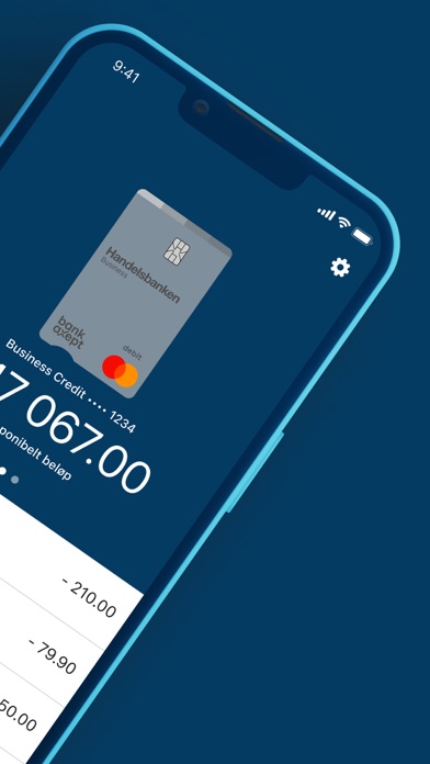 Handelsbanken NO Business Card Screenshot