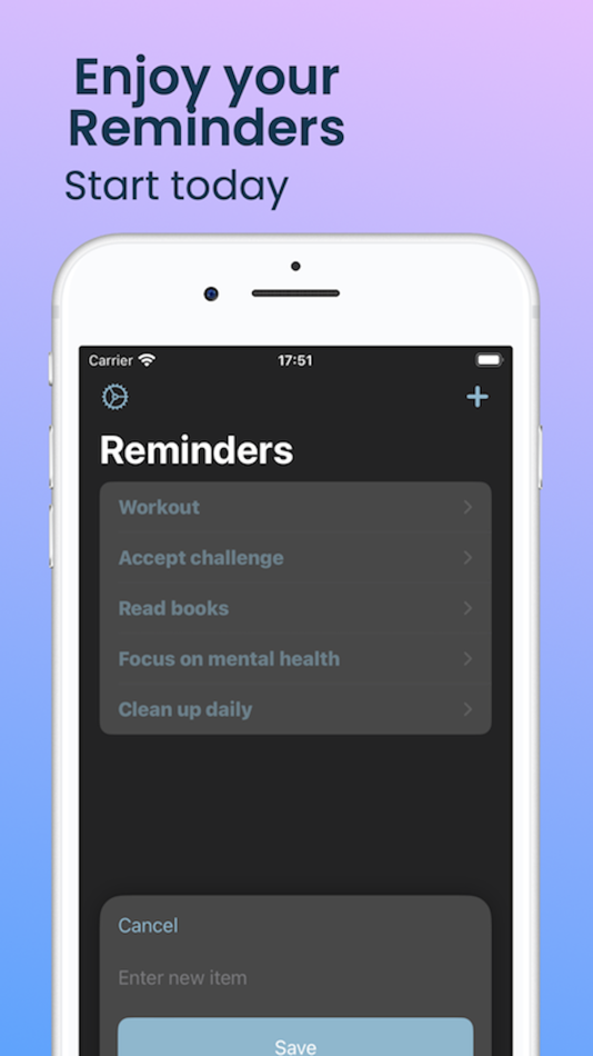 #5. 3minders - Lock Screen Notes (iOS) Podle: Alexandr Moscaliuc