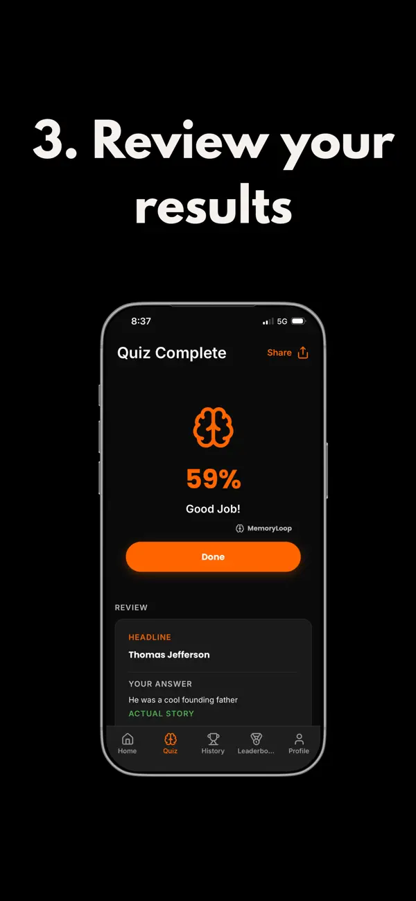 #4. MemoryLoop (iOS) Av: Jacob Brand