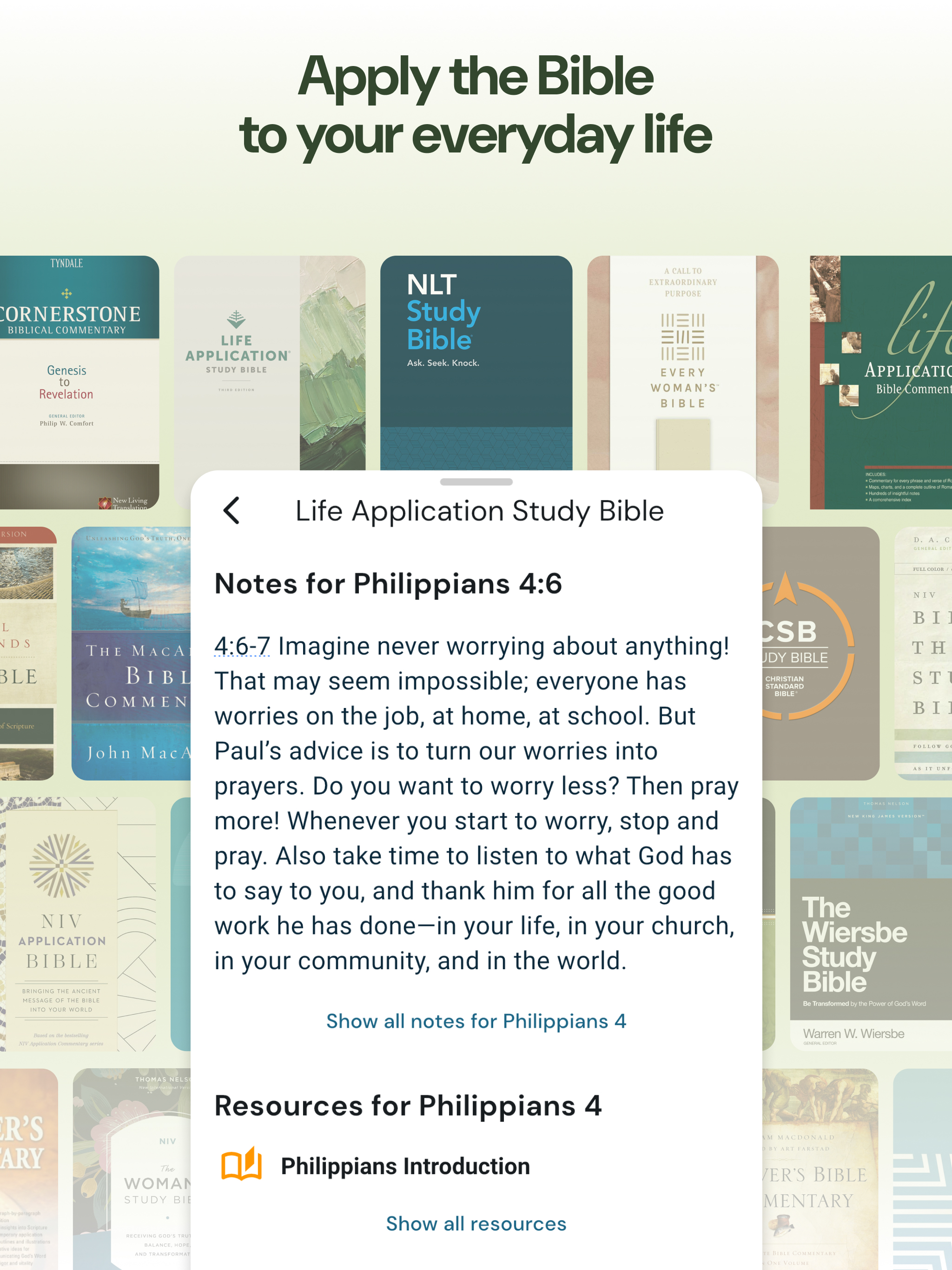 Life Application Study Bible screenshot 12